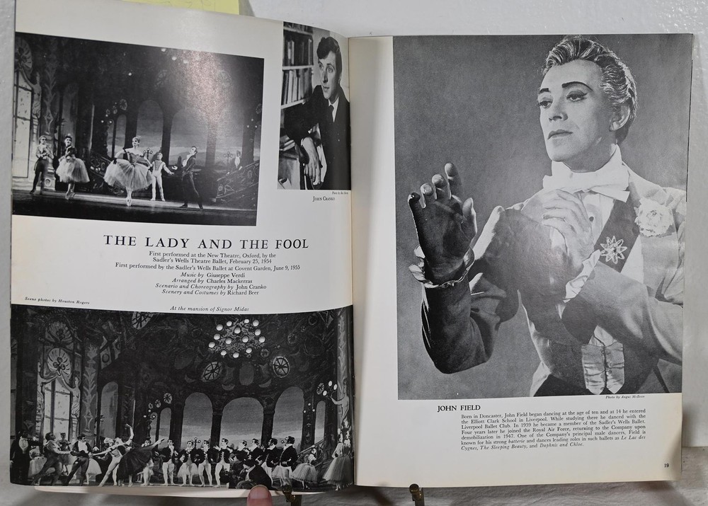 8 Vintage BALLET Programs, Various Dates 1955-80 BARYHSNIKOV, FONTEYN, NUREYEV