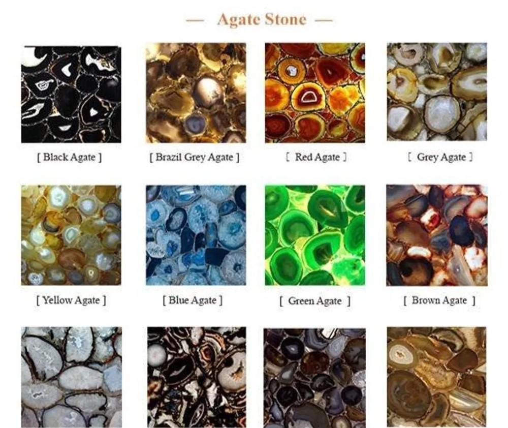 Agate Stone Liquid Soap Dispenser – Handmade Semi Precious Bathroom Accessory