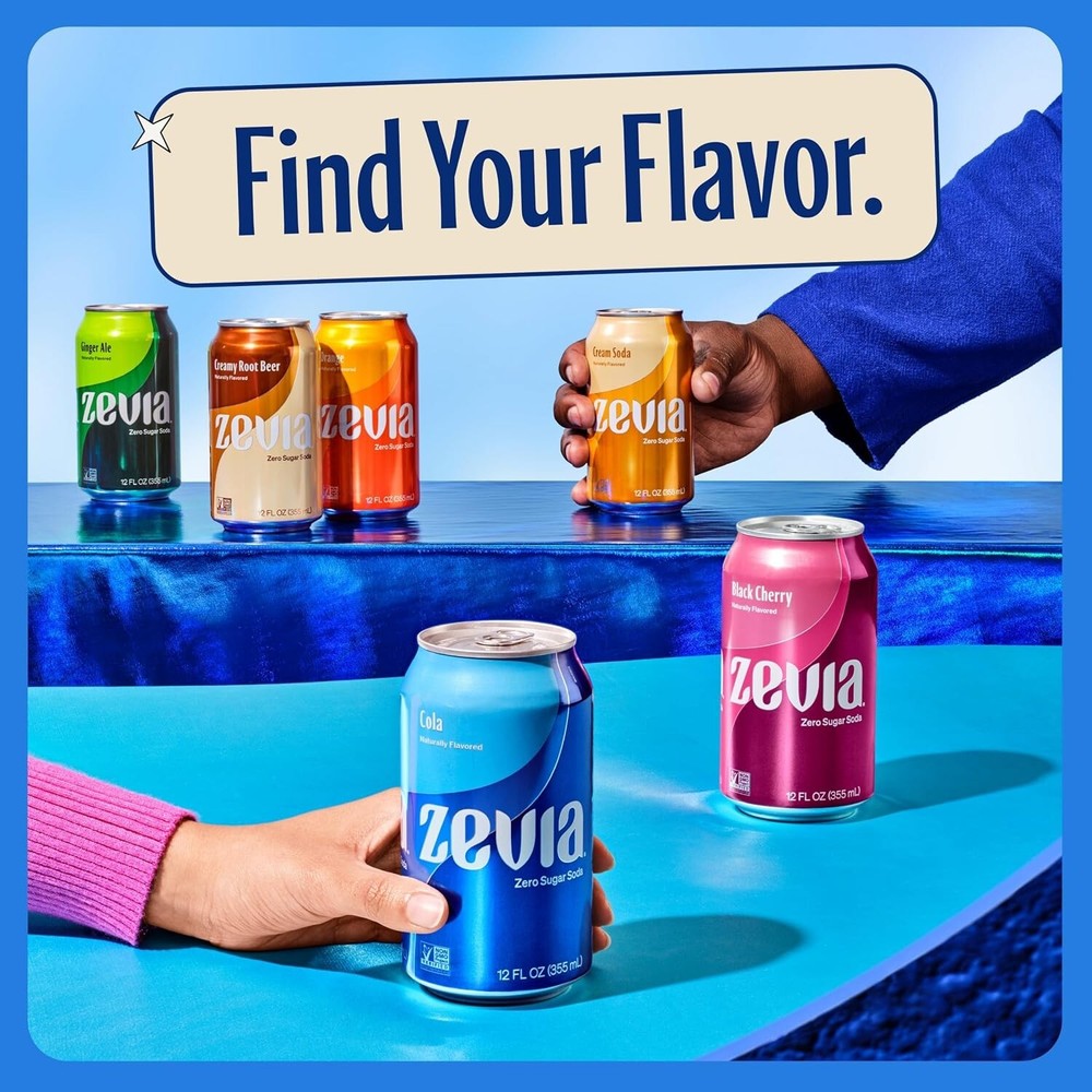12 Pack Zero Calorie Vanilla Cola Cans - Perfect for Hydration & Refreshment