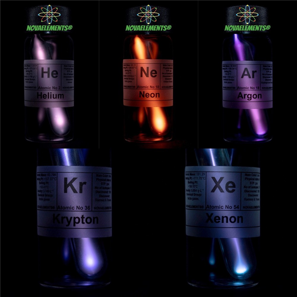 Periodic Table Elements Set 61 Periodic Elements Samples Labeled Glass Vials