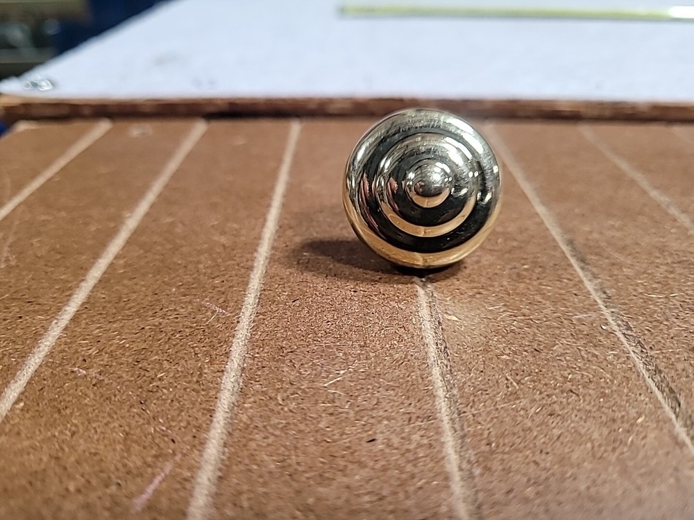 Hickory Hardware Eclipse Ultra Brass Round Cabinet Knob P206-UB