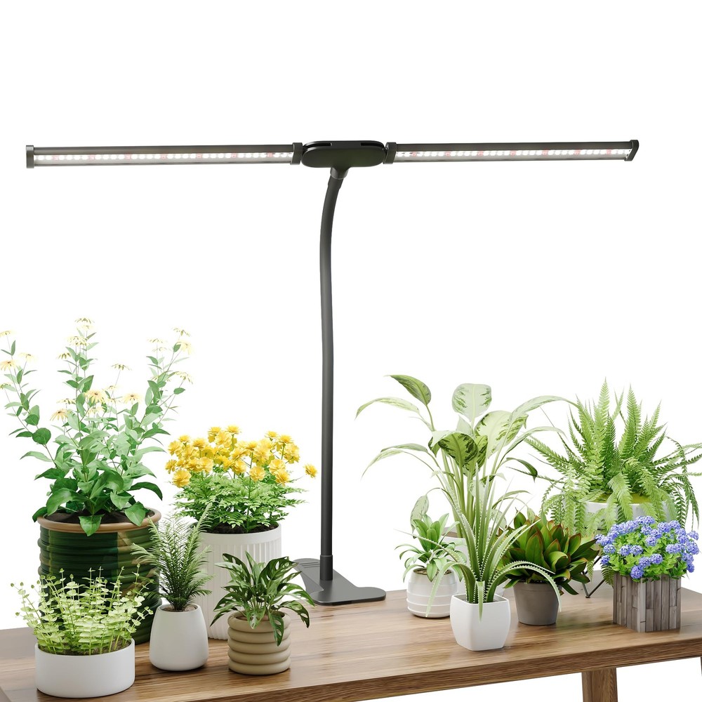 Juhefa LED Grow Light,Super Bright 6000K White Full Spectrum 1 Tube,