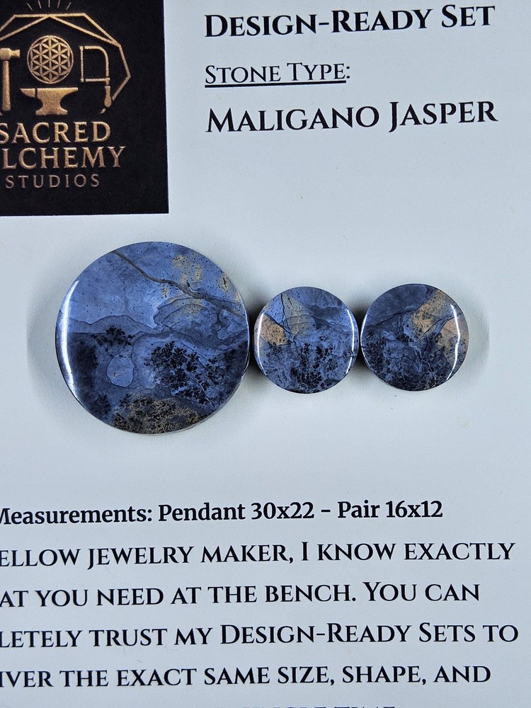 Circle Shape - Maligano Jasper - Design-Ready Set