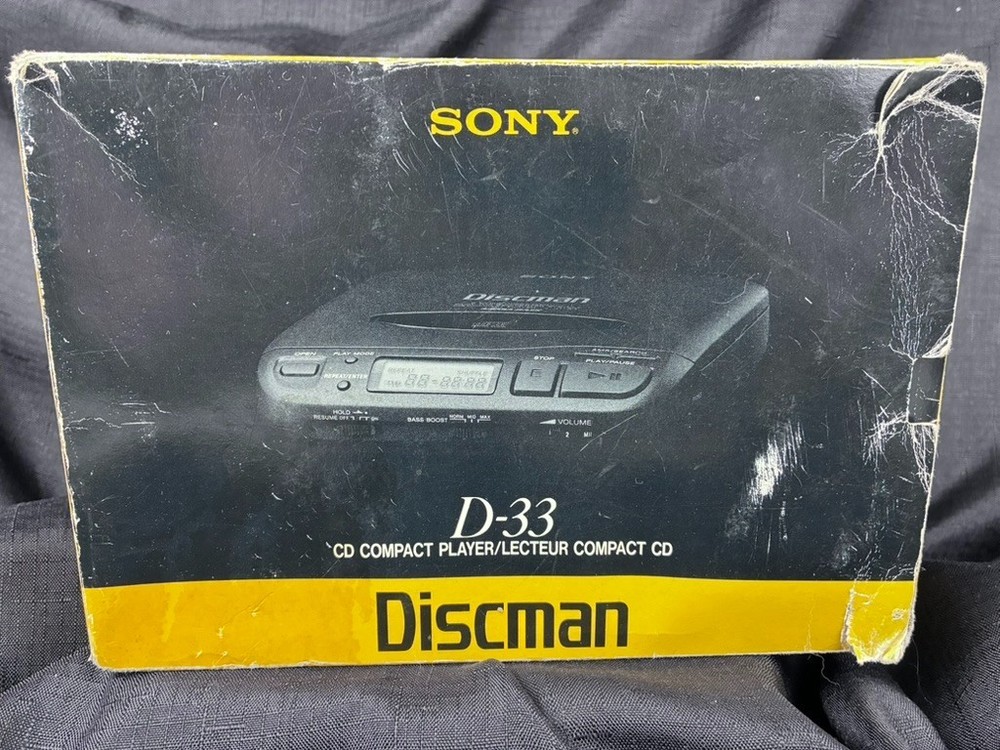 Sony Discman D-33 CD Compact Player