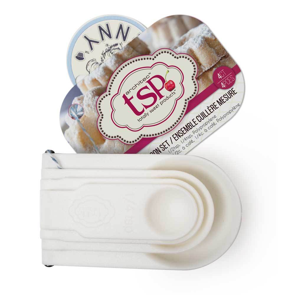 TSP by Architec Nesting Measuring Spoon Set - White