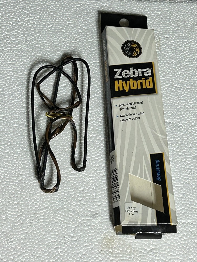 Zebra Hybrid Premium Replacement Bowstring Blk/Tan 33 1/2" Firestorm Lite