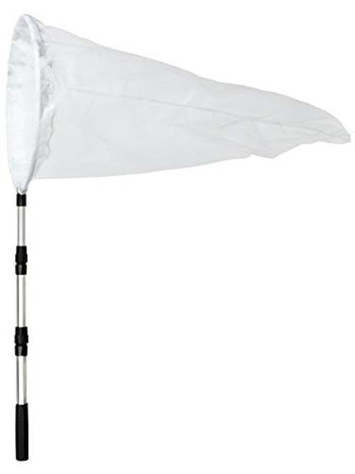 RESTCLOUD Butterfly Net with 16" Ring, 36" Net Depth, Handle Extends to 36