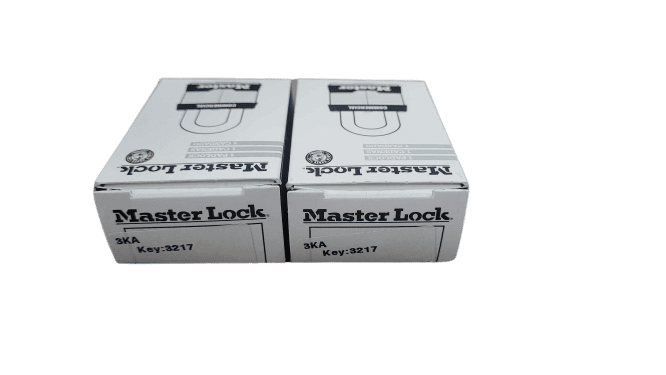 2-Pack Master Lock 3KA-3217 1.5 in. Laminated Padlock