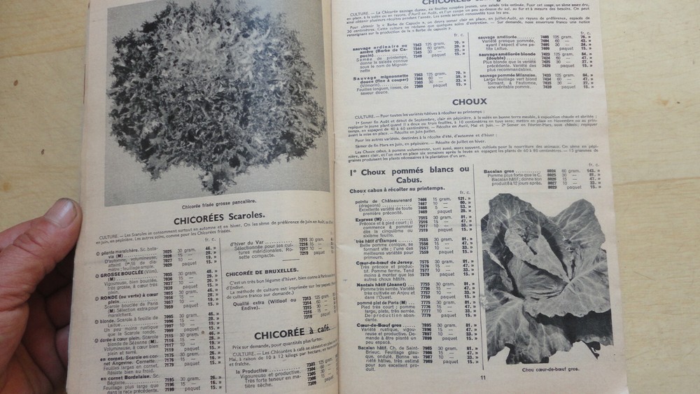 CATALOGUE VILMORIN SPRING 1949 SEED GARDEN