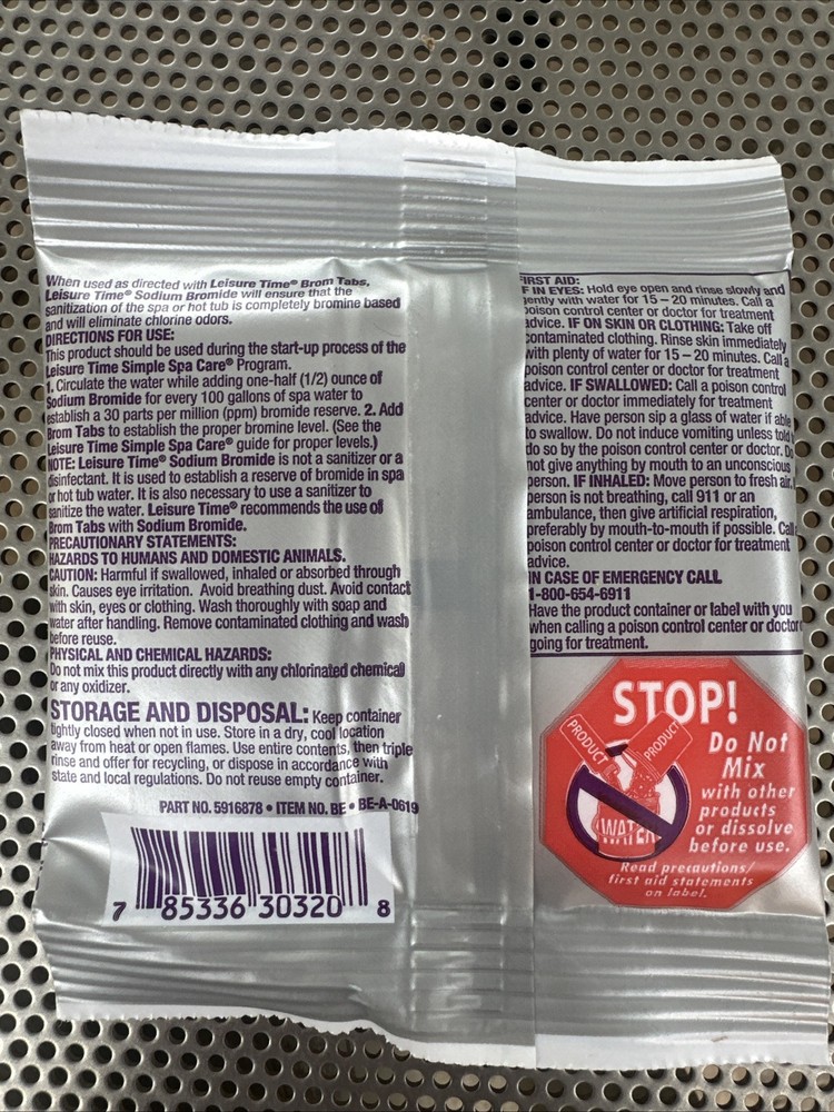 Leisure Time Sodium Bromide Starter Pack