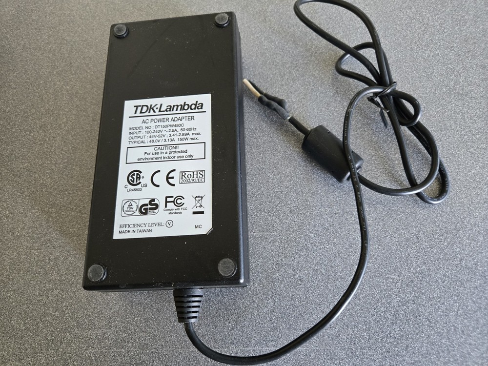 TDK Lambda DT150PW480C AC/DC DESKTOP ADAPTER 48V 150W