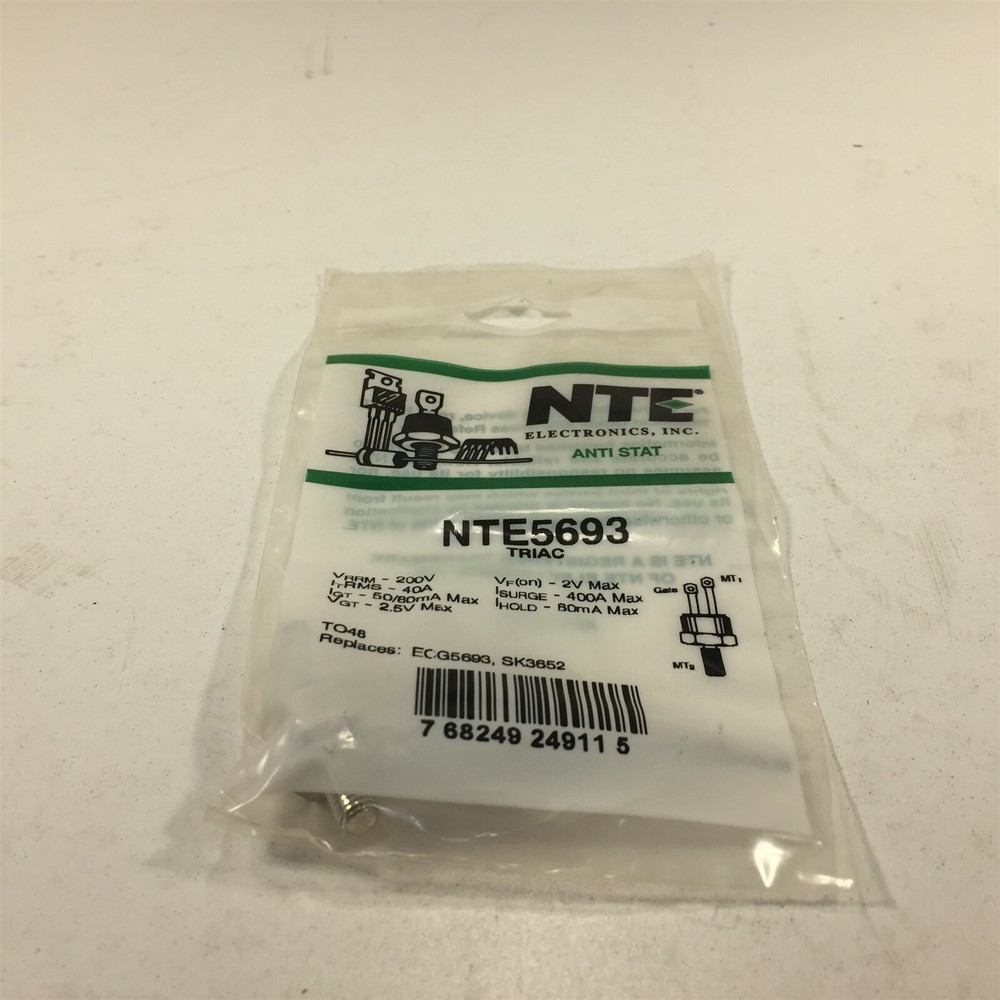 (1) NTE NTE5693 TRIAC - 40Amp, 200V