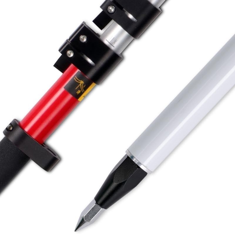 15ft Aluminum Prism Pole w/ Quick Lock System-
