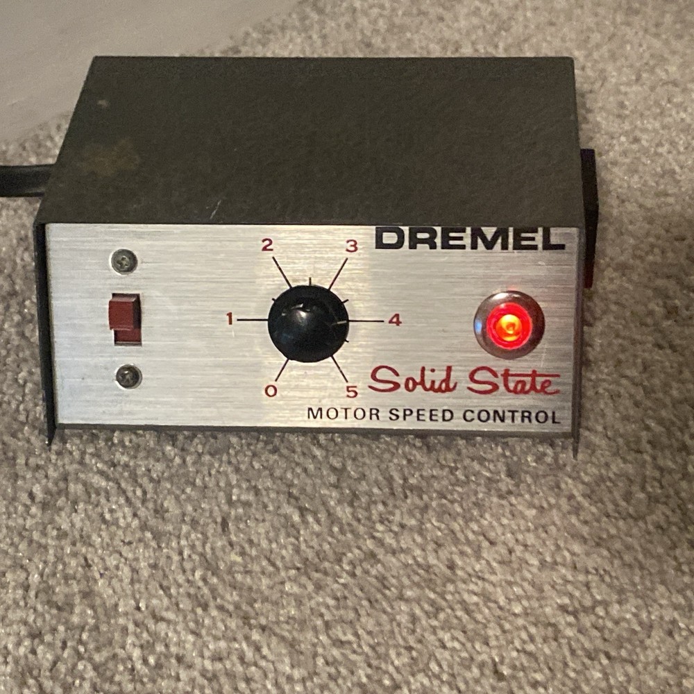Vintage Dremel Solid State Motor Speed Control Model 219 Tested & Working