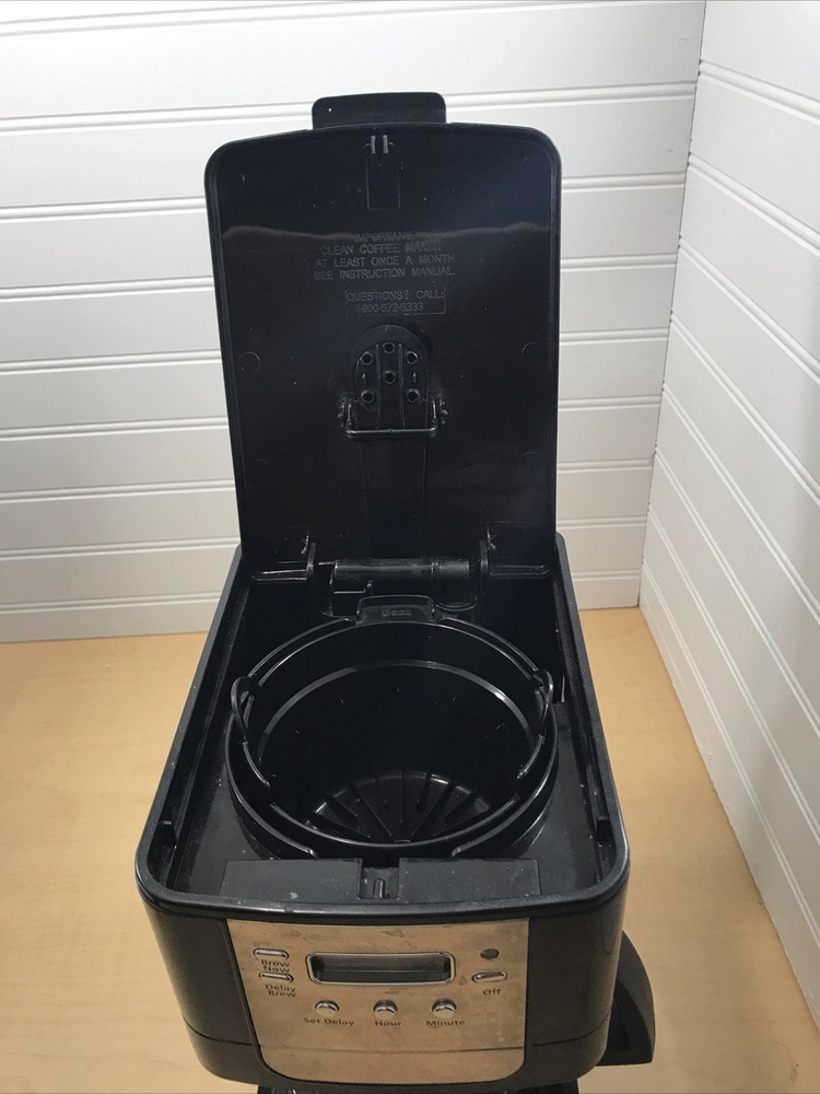 Mr Coffee Programmable 5 Cup Drip Coffee Maker Black Model #JWX3