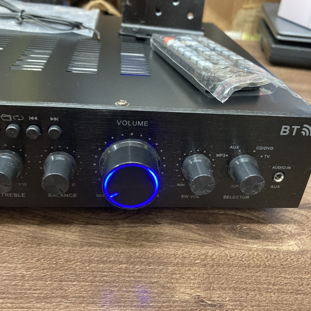 (Read Description) Pyle PDA7BU BT Amplifier Audio Receiver Sound System
