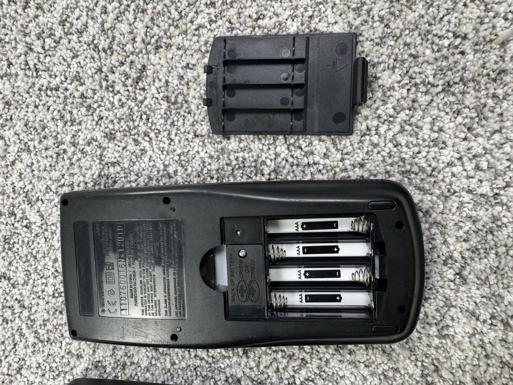 Texas Instruments TI-83 Plus Graphing Calculator Black Math School Tested Cover