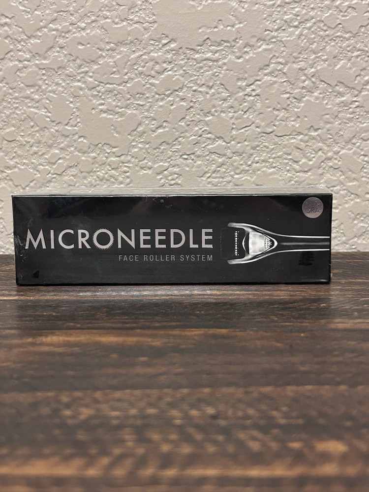 Microneedle Face Roller System Derma Roller Black