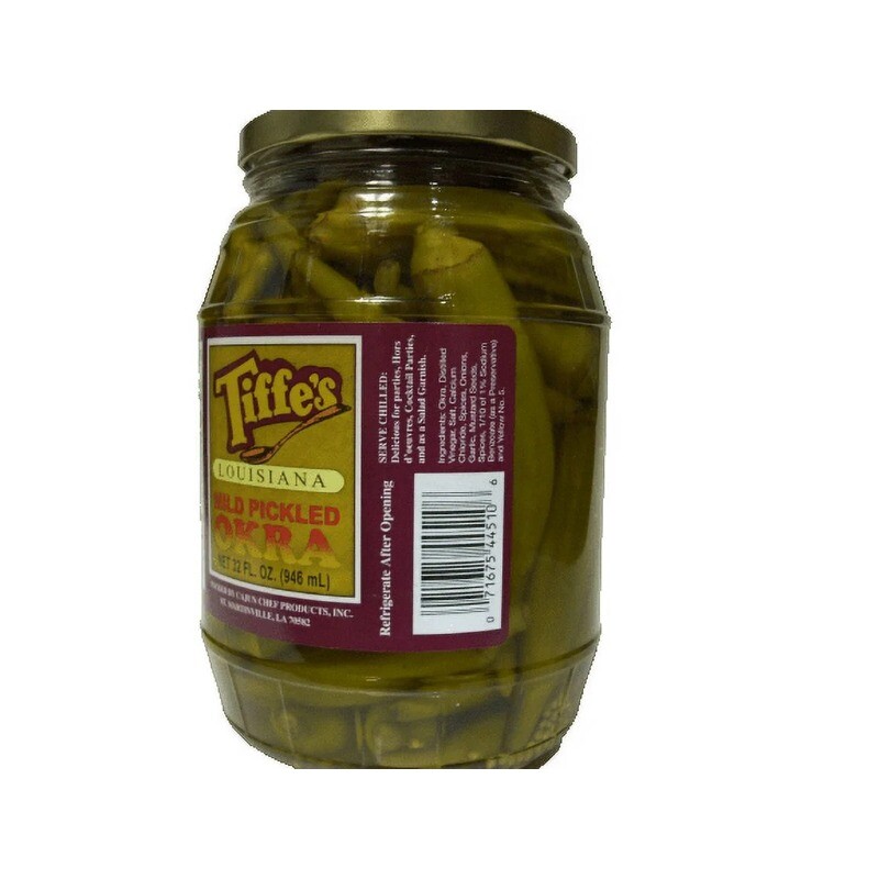 3 pack Louisiana Mild Pickled Okra