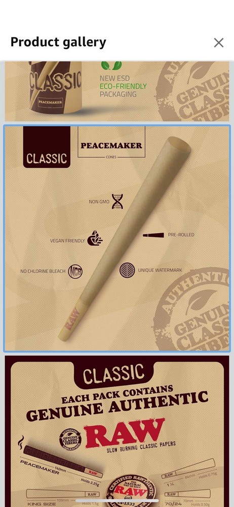 raw peacemaker 140mm size pre rolled cone +RAW PHOENIX extendo ULTIMATE LIGHTER
