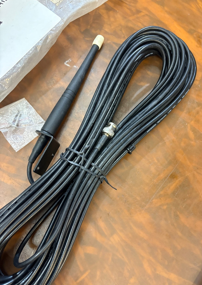 SHAKESPEAR ANTENNA 6" COMPACT HELICAL STUB ANTENNA W/66' CABLE...