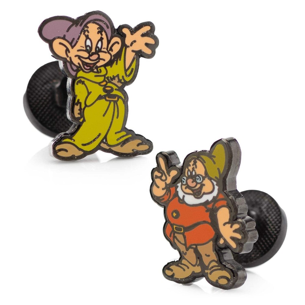 Disney Snow White Dopey & Doc Cufflinks