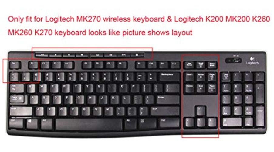 Ultra Thin Desktop PC Silicone Clear Keyboard Cover Skin Protector Transparent