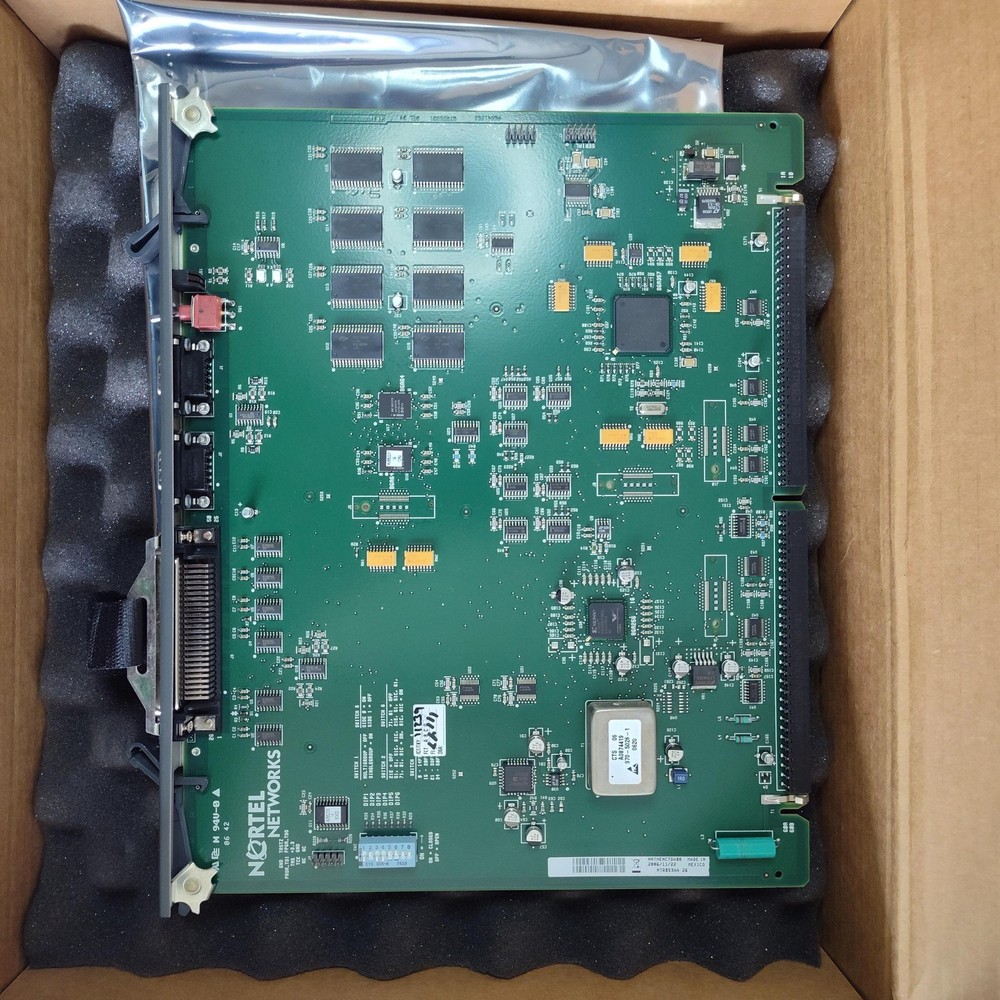 Nortel Networks NTRB53AA Clock Controller Card Green Telecom Gateway Board