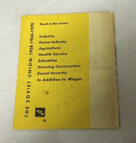 USSR Agriculture Vintage 1970 Booklet