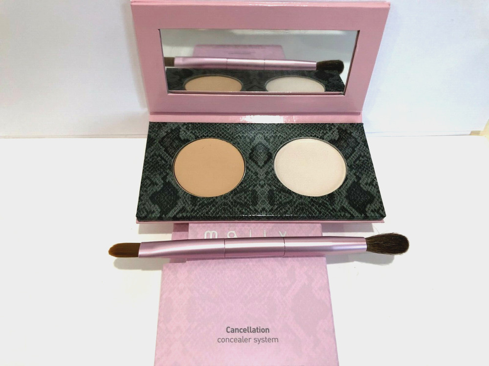 MALLY Cancellation Concealer System - LIGHT/MEDIUM & BRUSH (NEW IN BOX)