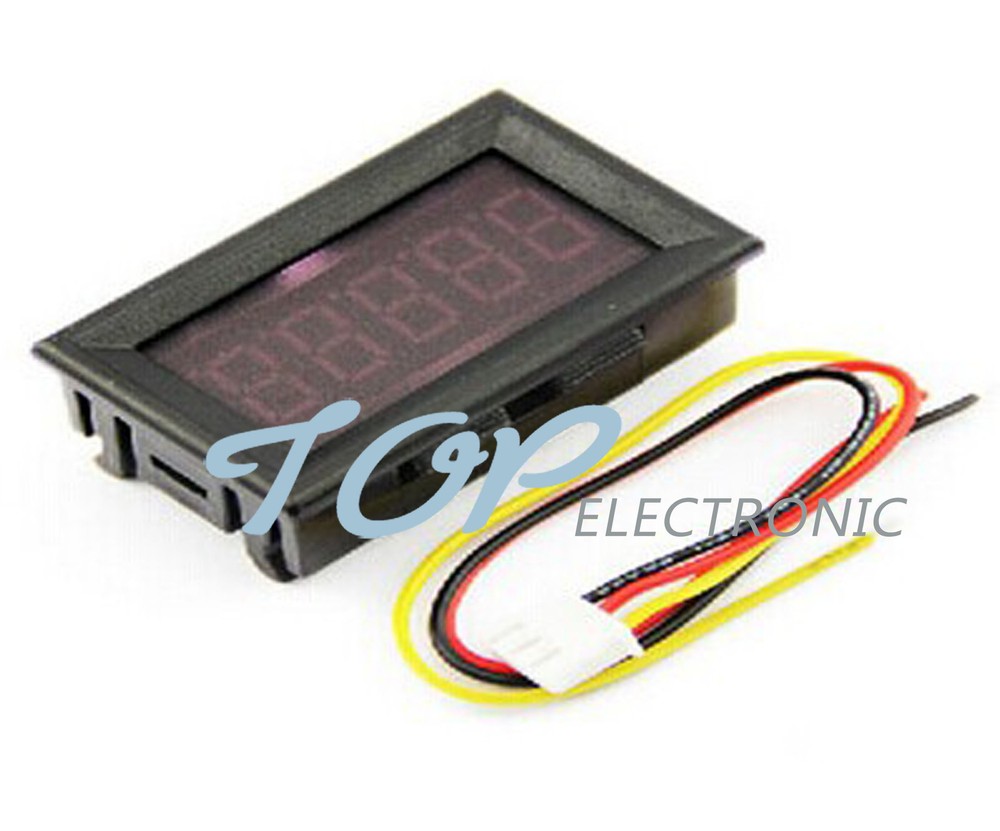 Red 0.36" LED 5 Digit DC 0-33.000V Digital Voltmeter Voltage Meter Car Panel