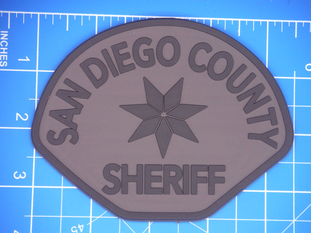 San Diego County California Sheriff PVC Brown patch