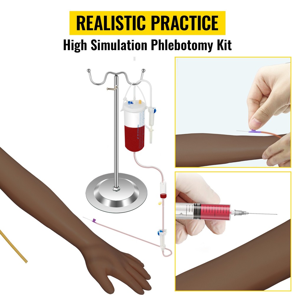 Uimoso Iv Kit Iv Practice Arm Phlebotomy Venipuncture Practice Training Model