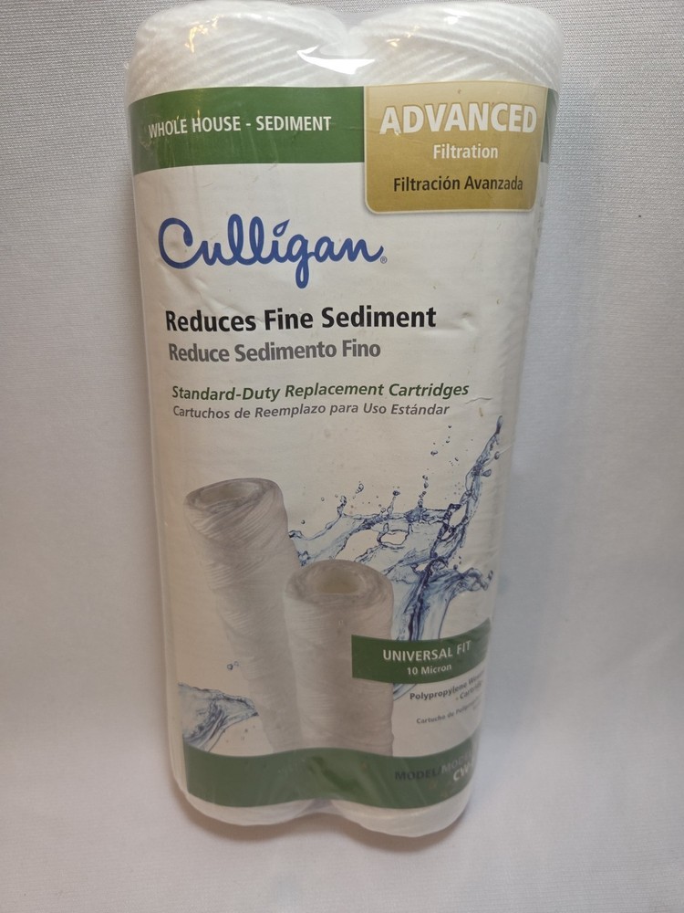 Culligan CW-F Whole House Water Filter Cartridge 2-Pack Sediment Replacement New