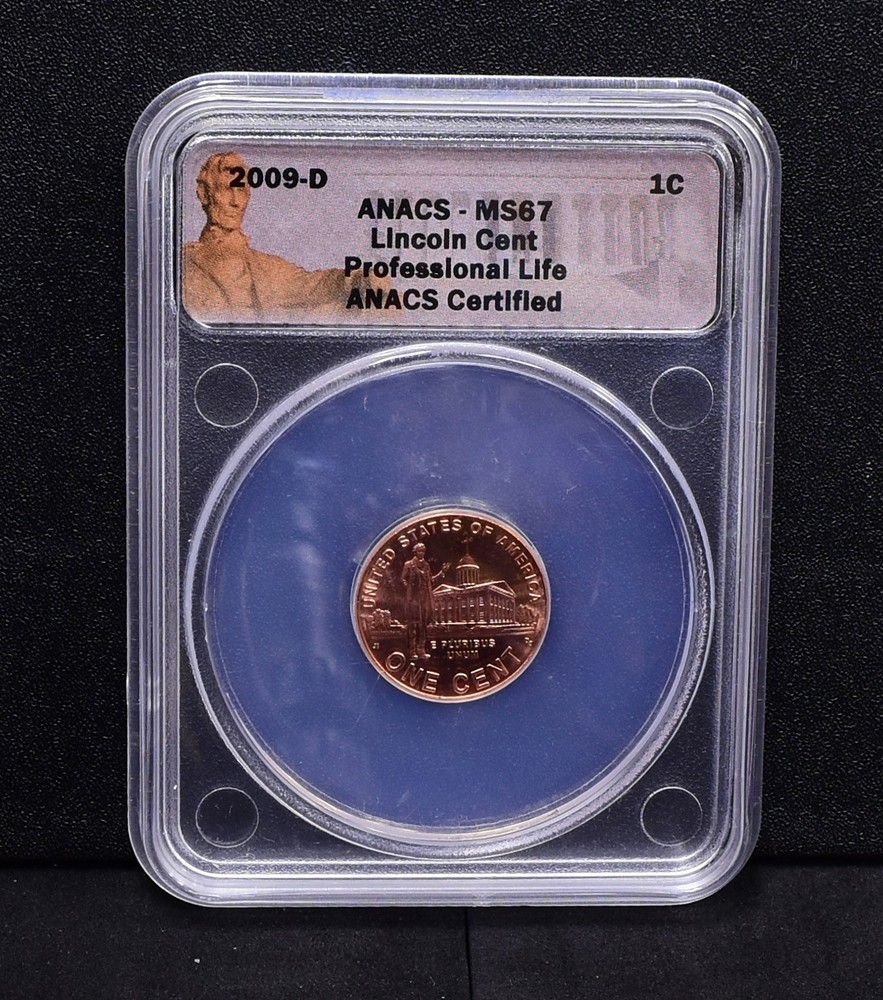 2009-D T-2 Professional Years Lincoln Cent - ANACS MS67 (Bulk)