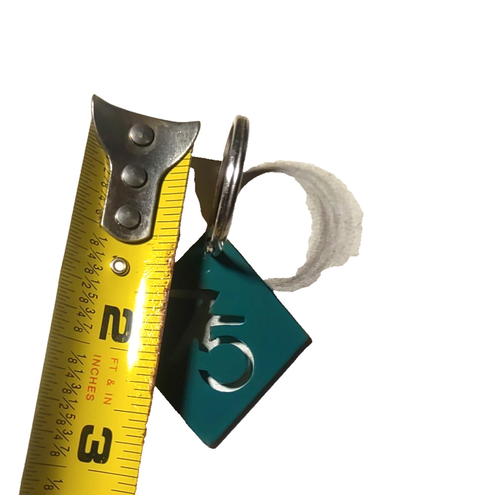 75 Green Metal Keychain Locker Number Age?