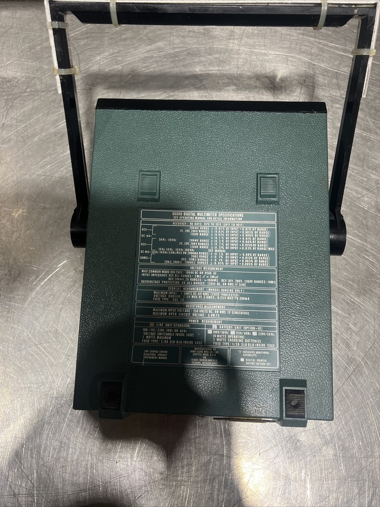 Fluke 8600A Digital Voltmeter Multimeter. Used Surplus