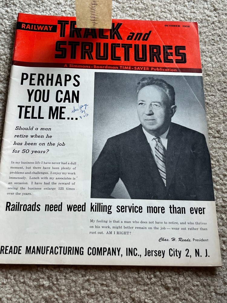 Railway Track and Structures - October 1958