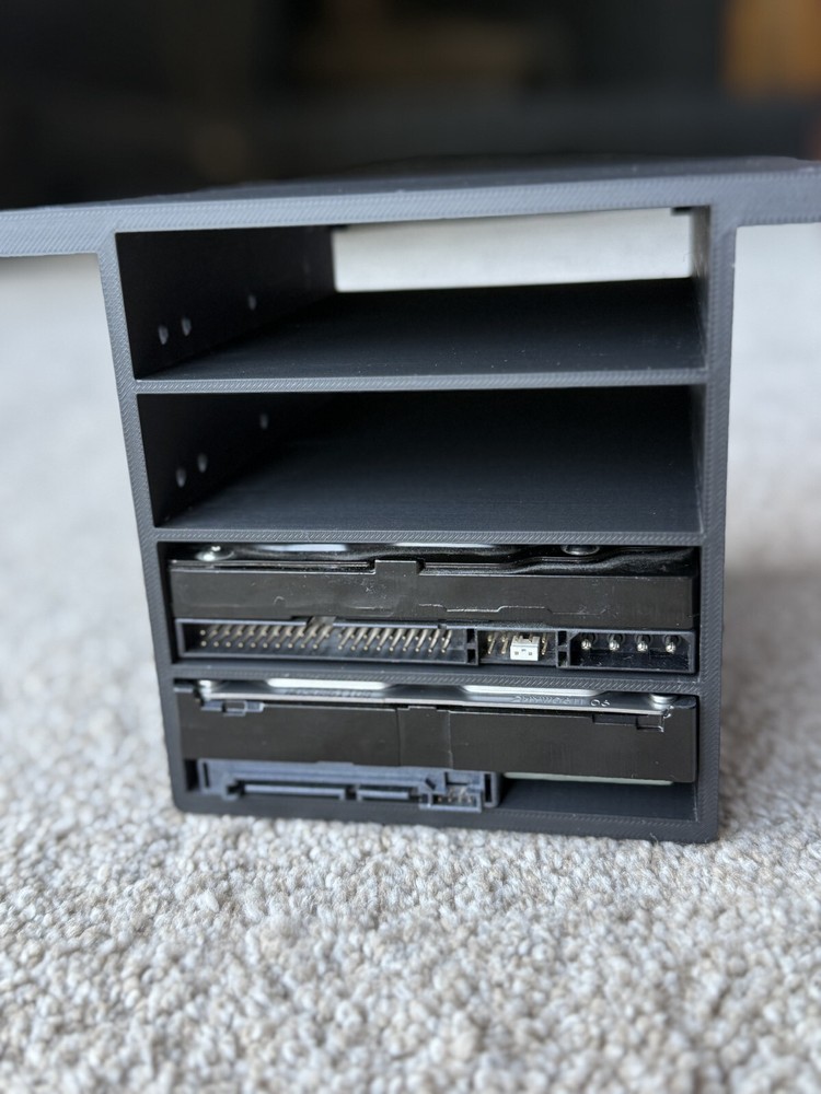 Under Desk Hard Drive Storage
