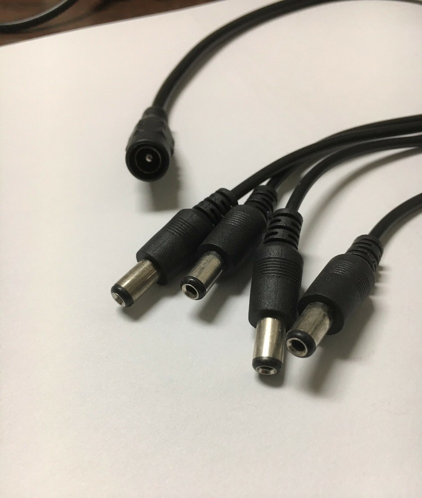NIGHT OWL LOREX Security System Power Supply Cable 4 Cameras from One Pwr Source