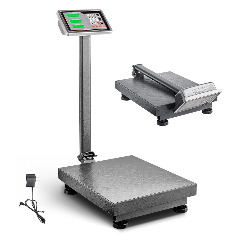 660 lbs / 0.1 Computing Digital Floor Platform Scale Shipping Postal Scale