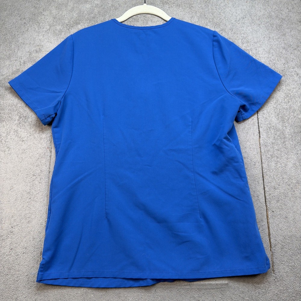 FIGS Scrub Set Blue Technical Collection V Neck Top Jogger Pants M