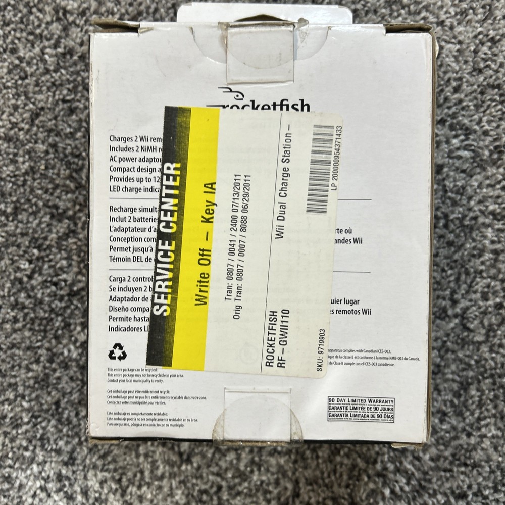 Rocketfish Gaming Wii Charging Dock (SEE DESCRIPTION)