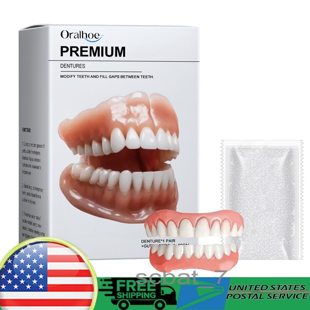 Advanced Customized Full Denture Set, Silicone Reline Denture Set