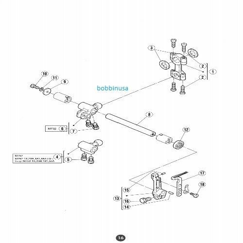 Lower Looper Pegasus Willcox & Gibbs Overlock