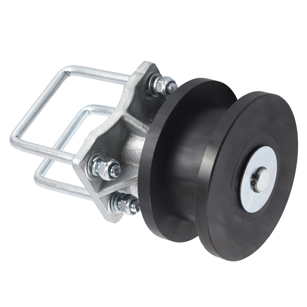 (4-PCS) 4" Square Post x 2" Square Gate Frame Premium Nylon Cantilever Roller