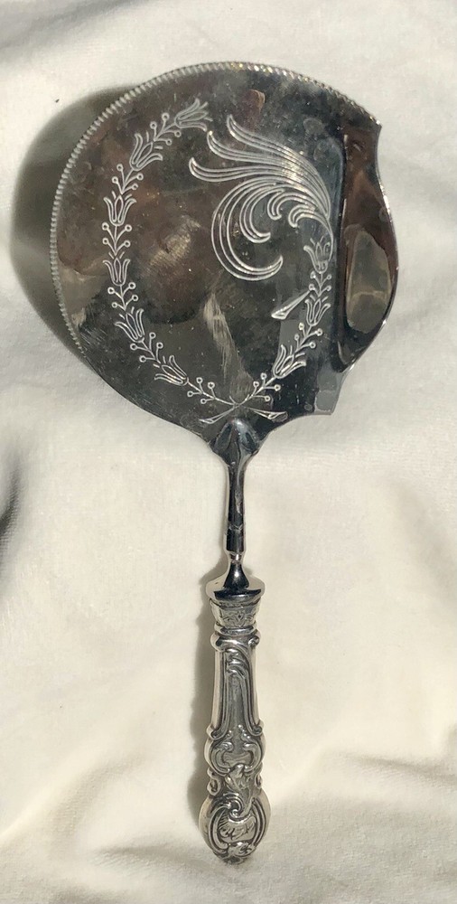 Sterling Silver Tomato Slicer, Fleur de Lis #445