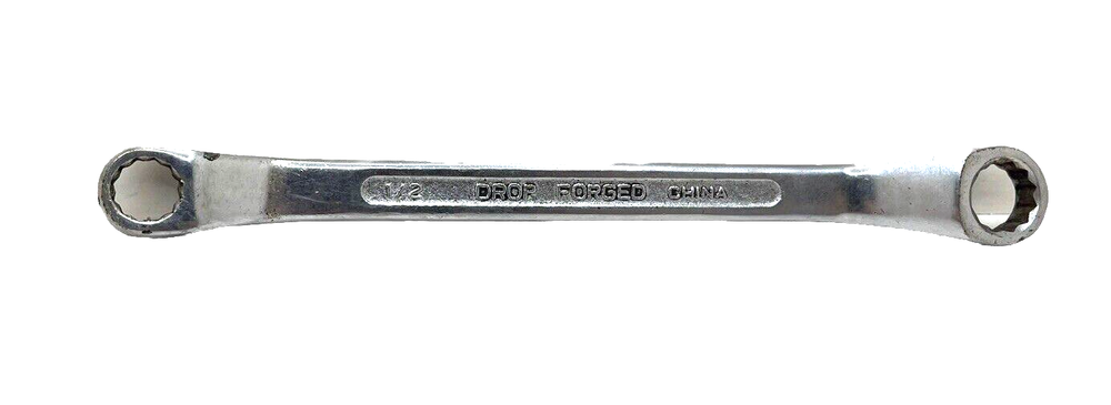 Great Neck 1/2'' X 9/16'' SAE 12 Point Offset Double Box End Wrench