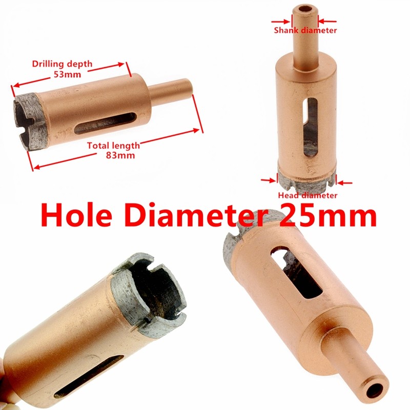 Sintered Diamond Core Drill Bits 16-50mm Hole Saw for Stone Tile Ceramic