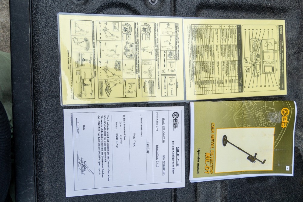 CEIA Metal Detector MIL-D1